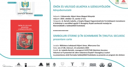 Könyvbemutató: Örök és változó jelképek a Székelyföldön